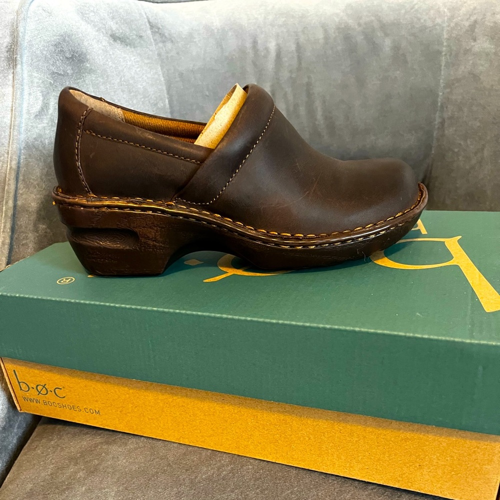 B.O.C clogs.